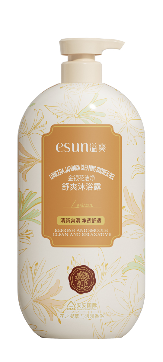 J9集团国际金银花干净舒爽洗澡露
